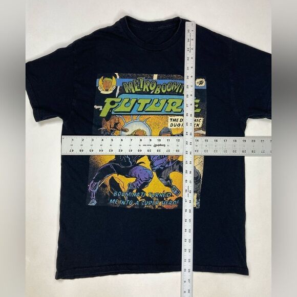 Metro Boomin Future Dynamic Duo Graphic T-shirt Women Medium Black Rap Music - Picture 5 of 5